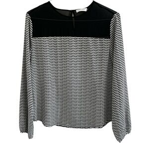 Calvin Klein Black and White Women's Top